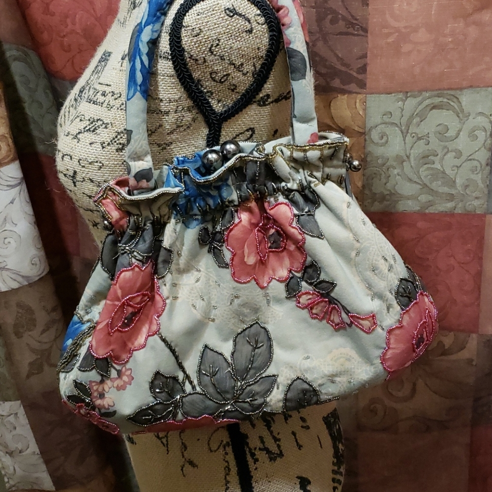 Vintage Inspired Beaded bag